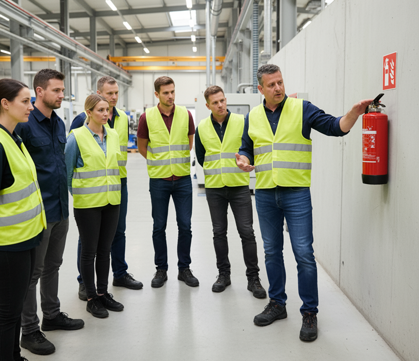 Brandschutzhelfer Ausbildung - Praktische Ausbildung mit Trainer