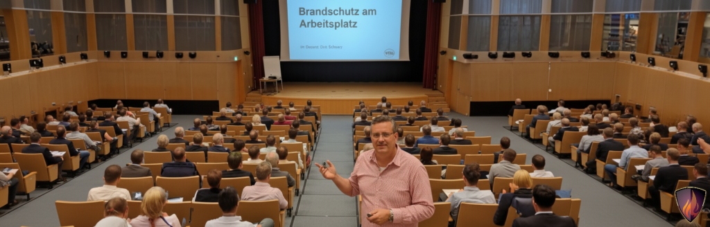 Brandschutzbeauftragter Ausbildung - Dirk Schaary führt professionelle Inhouse-Schulung in modernem Seminarraum durch
