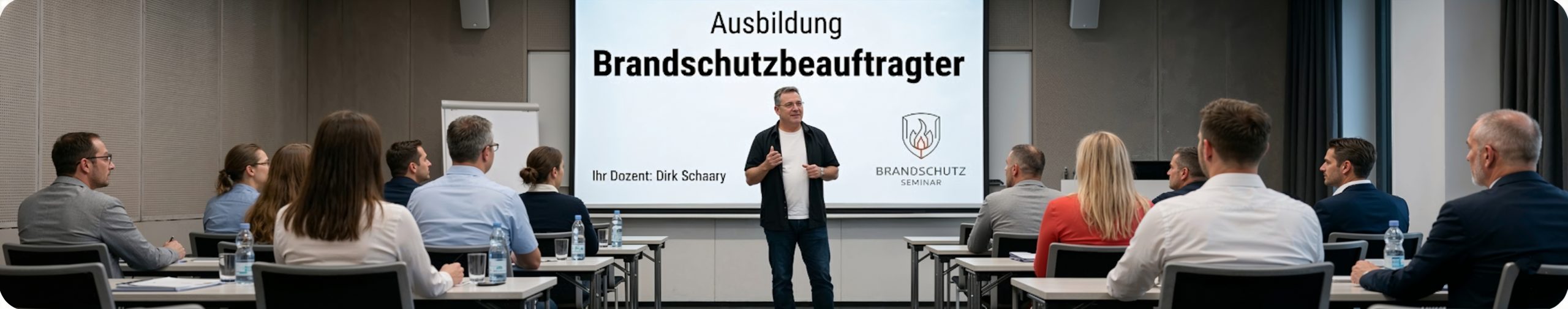 Inhouse-Ausbildung Brandschutzbeauftragter nach DGUV 205-003 – deutschlandweit mit Dozent Dirk Schaary